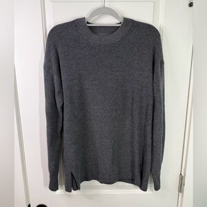 Lululemon Merino Wool-Blend Rib Crew Neck Sweater
